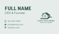 House Lawn Gardening Business Card Design