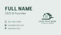 House Lawn Gardening Business Card