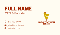 Chicken Light Bulb  Business Card