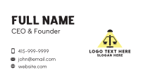 Court Business Card example 4