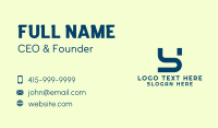 Modern Tech Letter S Business Card