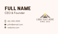 Sun Mountain Climbing  Business Card