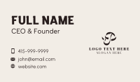 Fancy Cursive Marketing Business Card