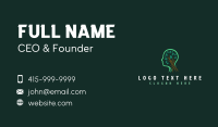 Head Tree Leaves Business Card