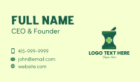 Green Cross Healing Business Card Design