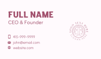 Religious Christian Cross Business Card