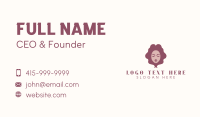 Beauty Woman Hair Stylist Business Card