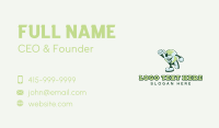 Cartoon Planet Earth Business Card