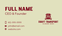 Truck Logistics Transport Business Card Image Preview