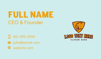 Orange Tiger Shield Business Card