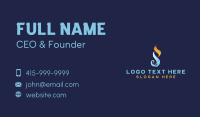 Fire Water Element Business Card