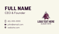 Triangle Wine Barrel Business Card