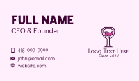 Wine Connoisseur Business Card example 3