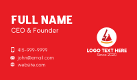 Electric Pizza Restaurant Business Card