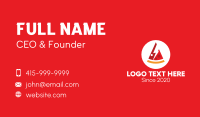 Pizza Slice Business Card example 2