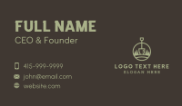 Grass Lawn Shovel Business Card