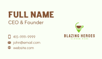 Coffee Shop Pin Location  Business Card Image Preview