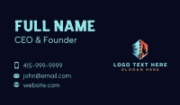 Flame Ice Thermometer Business Card Design