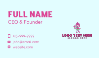 Ice Cream Girl Business Card Design