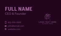 Artificial Intelligence Brain Business Card Design