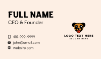 Orange Puppy Business Card example 3
