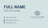 Fish Bubble Outline Business Card