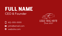 Car Mechanic Business Card example 2