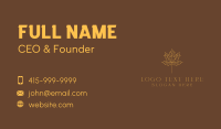 Minimalist Maple Leaf  Business Card