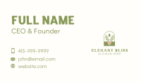 Organic Plant Gardening Business Card