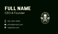 Skull Rockstar Guitar Business Card