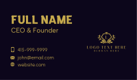Luxury Diamond Lettermark Business Card