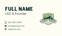 Mower Gardener Landscaping Business Card