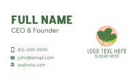Green Living Business Card example 1
