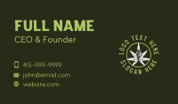 Medicinal Marijuana Eye Business Card Design