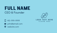 Technology Letter N Business Card