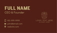 Law Scale Notary Business Card