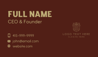 Law Scale Notary Business Card