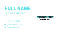 Outlined Business Card example 3