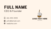 Coffee Guitar Mug Business Card