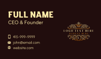 Luxury Monoline Crown Business Card