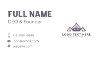 House Roof Property Business Card Design