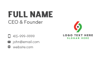 Numeral Business Card example 4