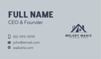 House Carpentry Contractor Business Card