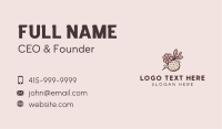 Bake Floral Cookie  Business Card