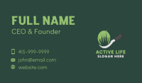 Grass Cutter Landscaping Business Card Design