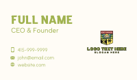 Jamaican Raggae Shield Business Card