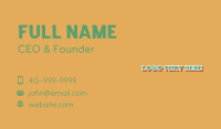 School Business Card example 2