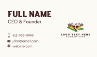 Jamaica Travel Tourism Business Card