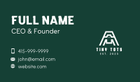 Realty Label Letter A Business Card