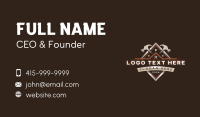 Hammer Business Card example 2